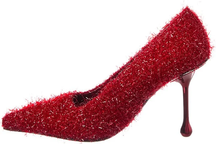 Jimmy Choo Ixia 95 Tinsel Pump - Image 2