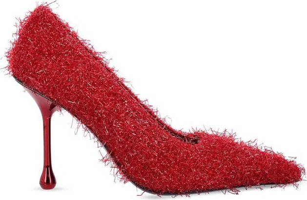 Jimmy Choo Ixia 95 Tinsel Pumps