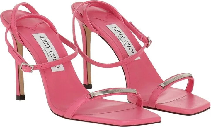 Jimmy Choo Jaxon 95 Leather Sandal