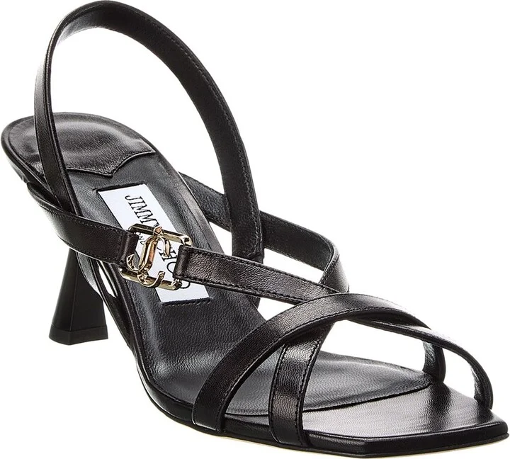 Jimmy Choo Jess 65 Leather Slingback Sandal