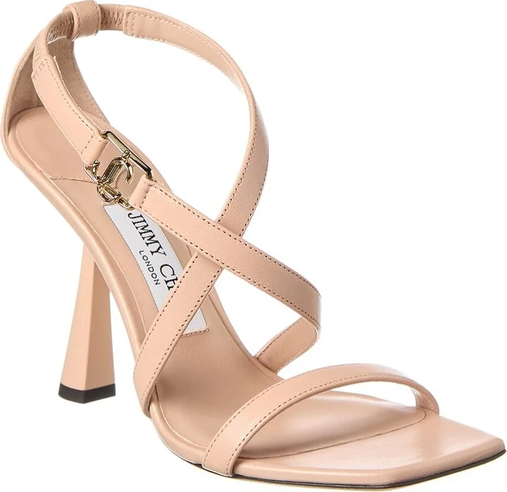 Jimmy Choo Jessica 100 Leather Sandal