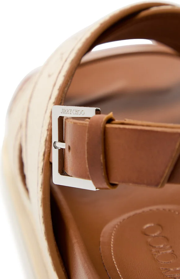 Jimmy Choo Joa 40 Leather Sandals - Image 4