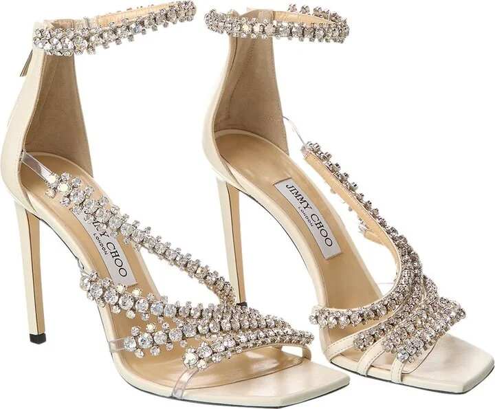Jimmy Choo Josefine 100 Leather Sandal (Authentic Pre-Loved)