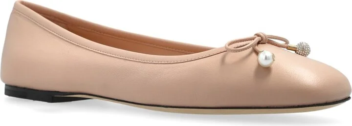 Jimmy Choo Leather Ballet Flats 'elme' - Image 4