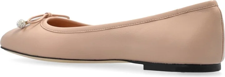 Jimmy Choo Leather Ballet Flats 'elme' - Image 5