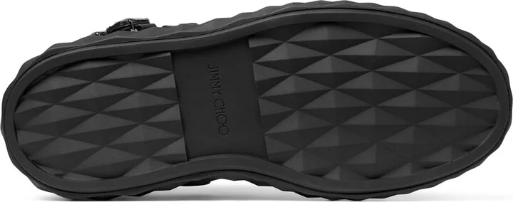 Jimmy Choo Leather Diamond Sling Sneakers - Image 5