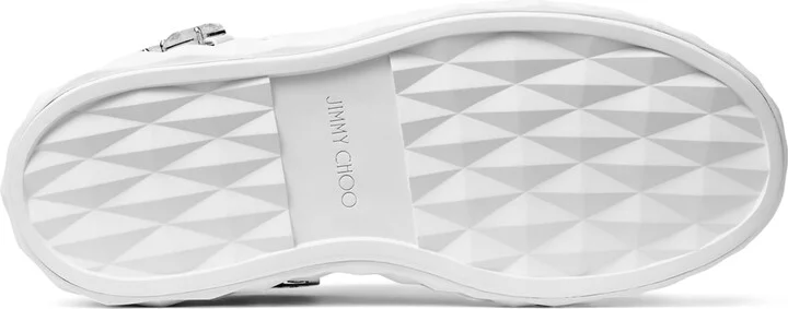 Jimmy Choo Leather Diamond Sling Sneakers - Image 4