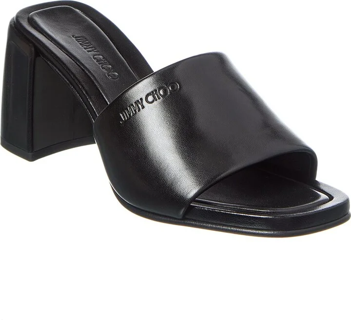 Jimmy Choo Lena 70 Leather Sandal