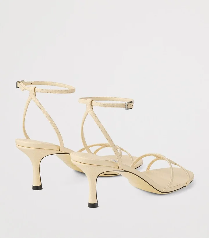 Jimmy Choo Leo 1998 65 Leather Heeled Sandals - Image 4