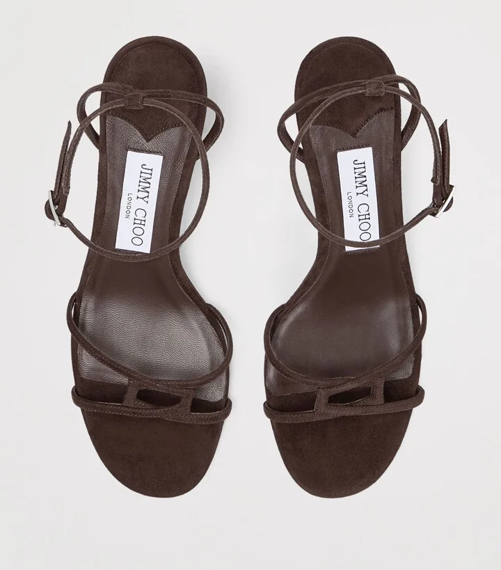 Jimmy Choo Leo 1998 65 Leather Heeled Sandals - Image 3