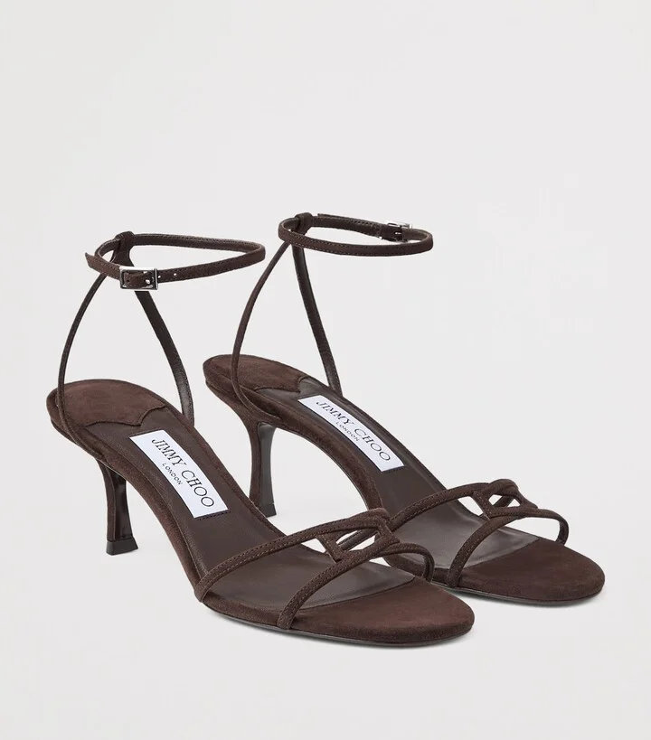 Jimmy Choo Leo 1998 65 Leather Heeled Sandals - Image 6