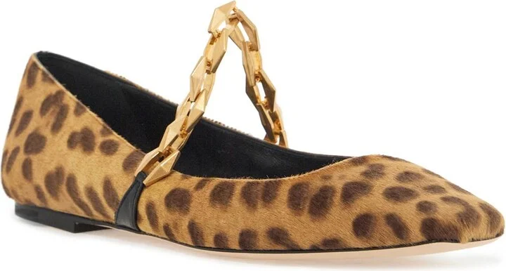 JIMMY CHOO leopard print tilda ballerina - Image 4