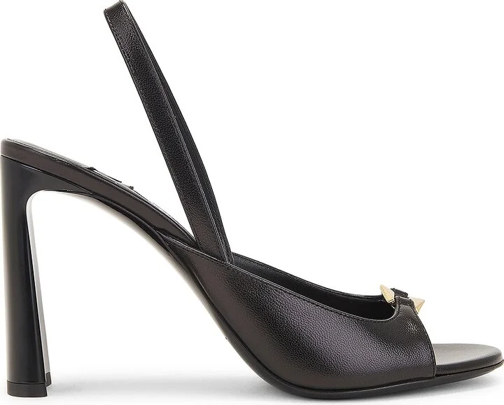 Jimmy Choo Lev 95 Slingback Heel in Black