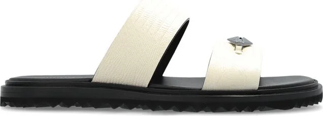 Jimmy Choo Logo Engraved Slides