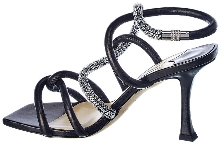 Jimmy Choo Lonnie 90 Leather Sandal - Image 2
