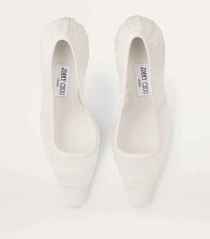 Jimmy Choo Lotta 100 Tulle Pumps - Image 2