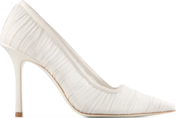 Jimmy Choo Lotta 100 Tulle Pumps