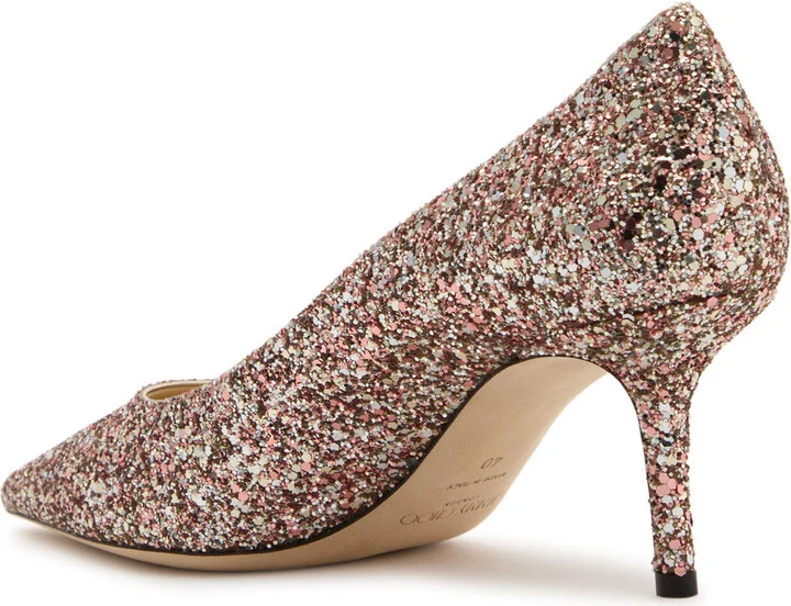 Jimmy Choo Love 65 Glittered Pumps - Image 2