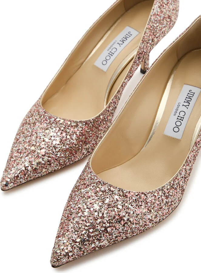 Jimmy Choo Love 65 Glittered Pumps - Image 3
