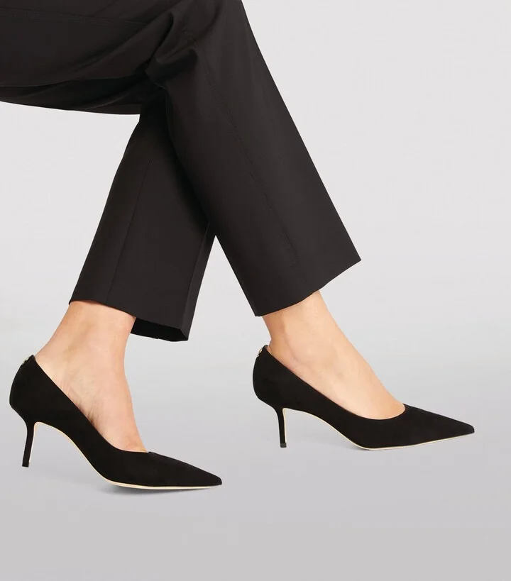 Jimmy Choo Love 65 Suede Pumps - Image 2