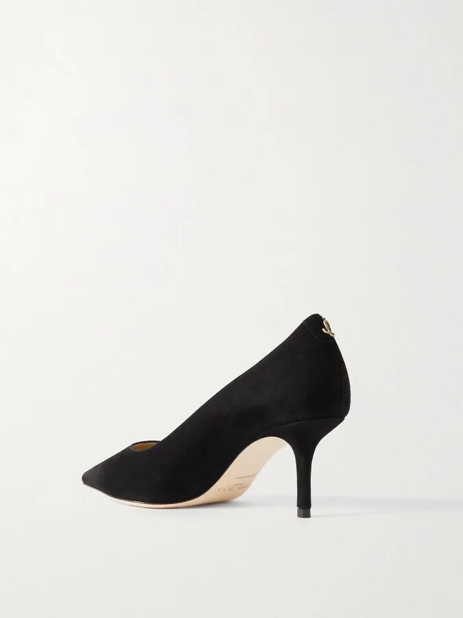 Jimmy Choo - Love 65 Suede Pumps - Black - Image 3