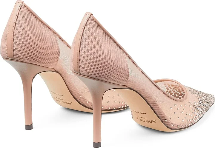 Jimmy Choo Love 85 Embellished Pumps - Image 2