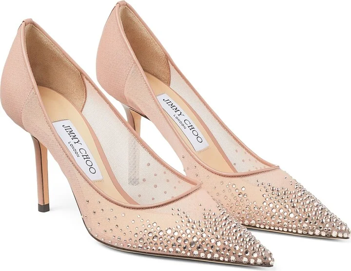 Jimmy Choo Love 85 Embellished Pumps - Image 3