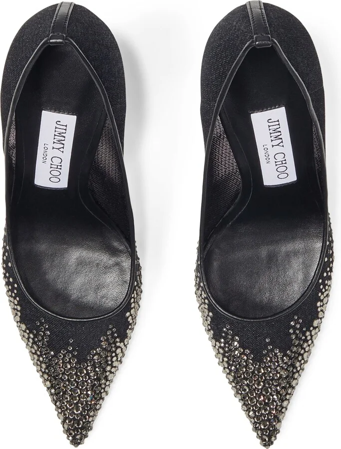 Jimmy Choo Love 85 Embellished Pumps - Image 3