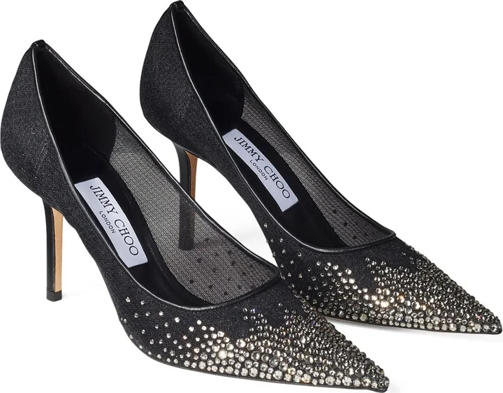 Jimmy Choo Love 85 Embellished Pumps - Image 4