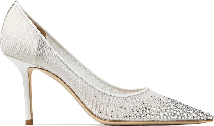 Jimmy Choo Love 85 Embellished Pumps
