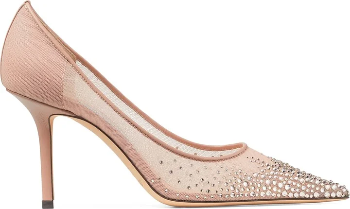 Jimmy Choo Love 85 Embellished Pumps
