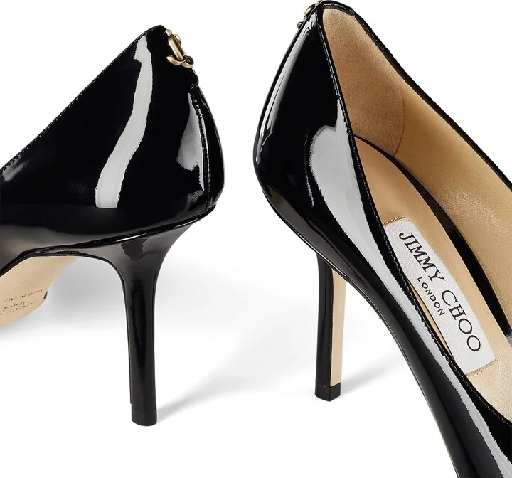 Jimmy Choo Love 85 Leather Pumps - Image 5