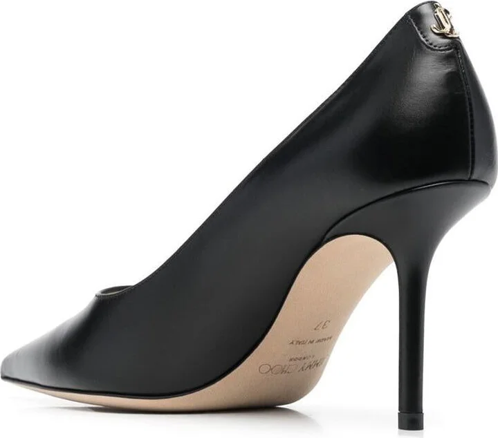Jimmy Choo Love 85 Leather Pumps - Image 3