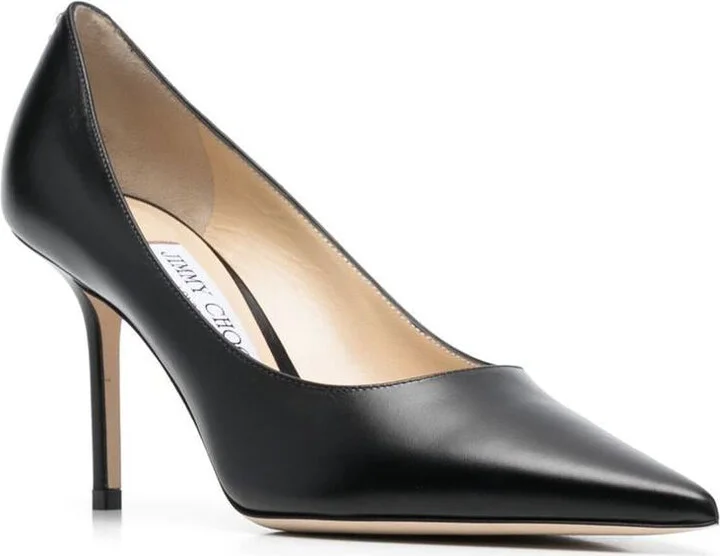 Jimmy Choo Love 85 Leather Pumps - Image 4