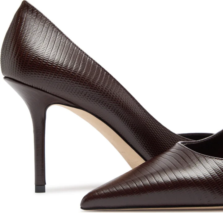 Jimmy Choo Love 85 Lizard-effect Leather Pumps - Image 4