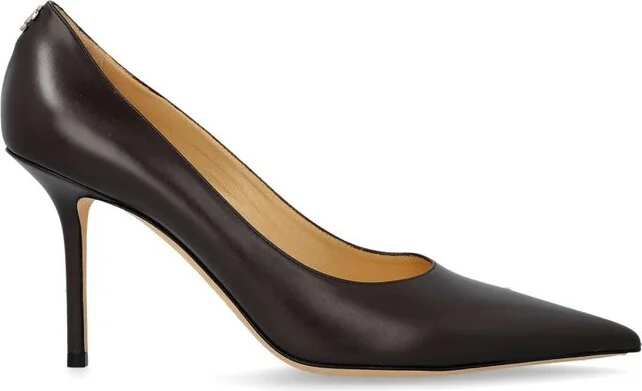 Jimmy Choo Love 85 Pointed-Toe Slip-On Pumps