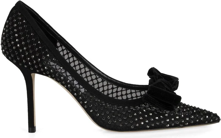 Jimmy Choo Love 85 Pointy-Toe Pumps - Image 2