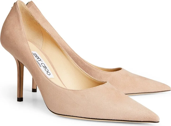 Jimmy Choo Love 85 Suede Pumps - Image 3