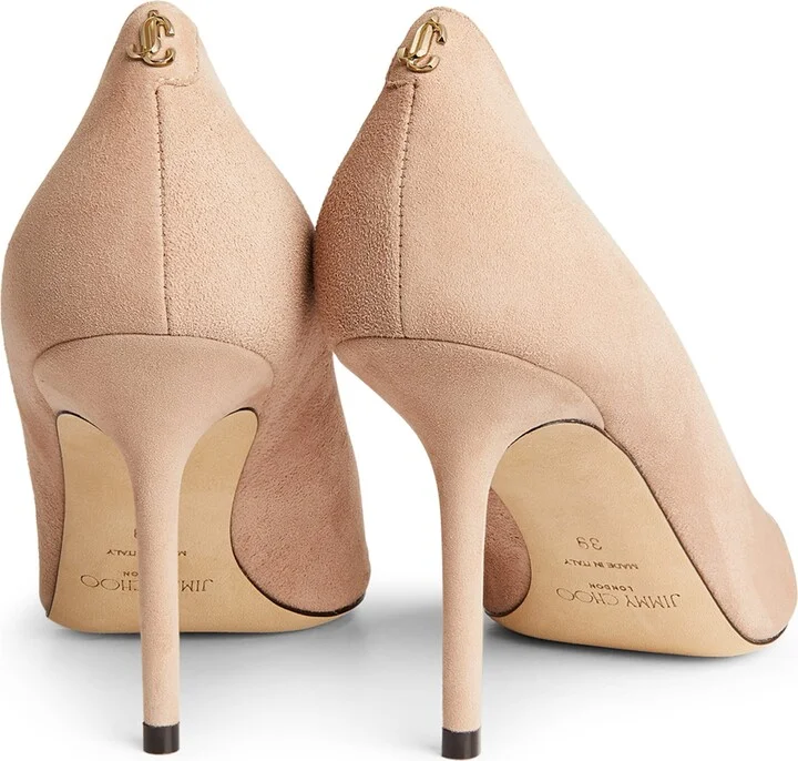 Jimmy Choo Love 85 Suede Pumps - Image 5