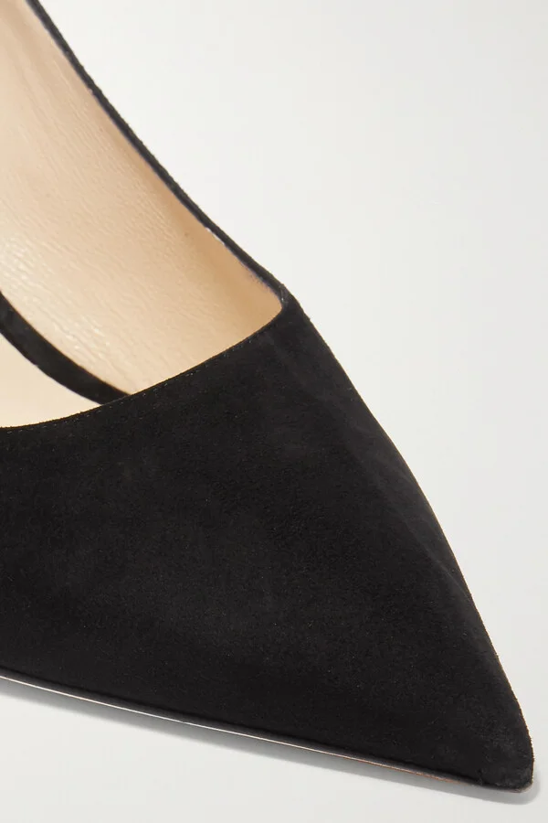 Jimmy Choo - Love 85 Suede Pumps - Black - Image 4