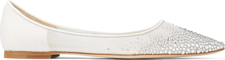 Jimmy Choo Love Rhinestone Flats