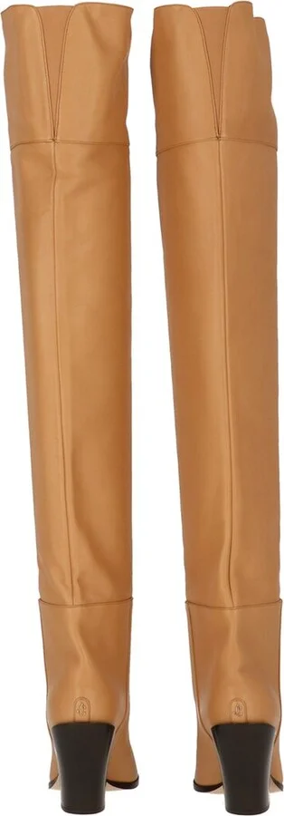 Jimmy Choo Maceo 85 Leather Over-The-Knee Boot - Image 2