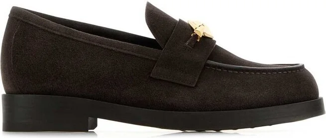 Jimmy Choo Maddie Diamond Slip-On Loafers