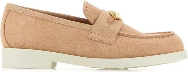 Jimmy Choo Maddie Diamond Slip-On Loafers