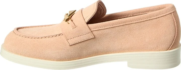 Jimmy Choo Maddie Diamond Suede Loafer - Image 2