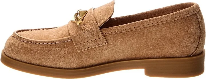 Jimmy Choo Maddie Diamond Suede Loafer - Image 2