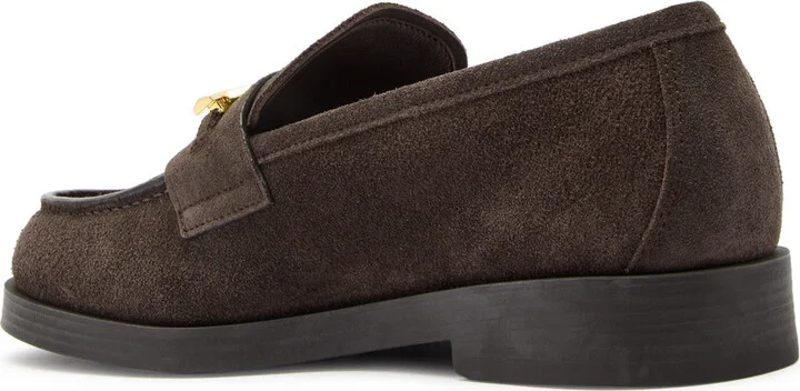 Jimmy Choo Maddie Diamond Suede Loafers - Image 2