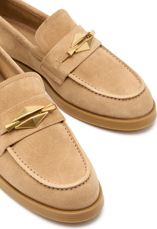 Jimmy Choo Maddie Diamond Suede Loafers - Image 8