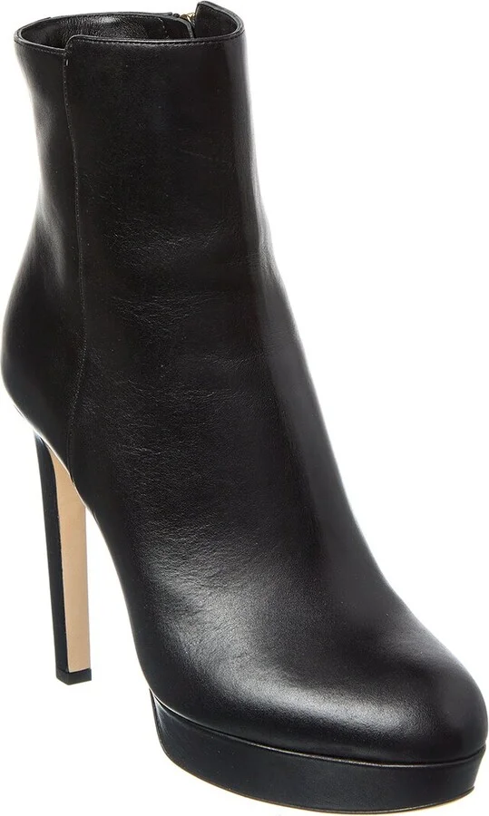 Jimmy Choo Maggie 115 Leather Bootie
