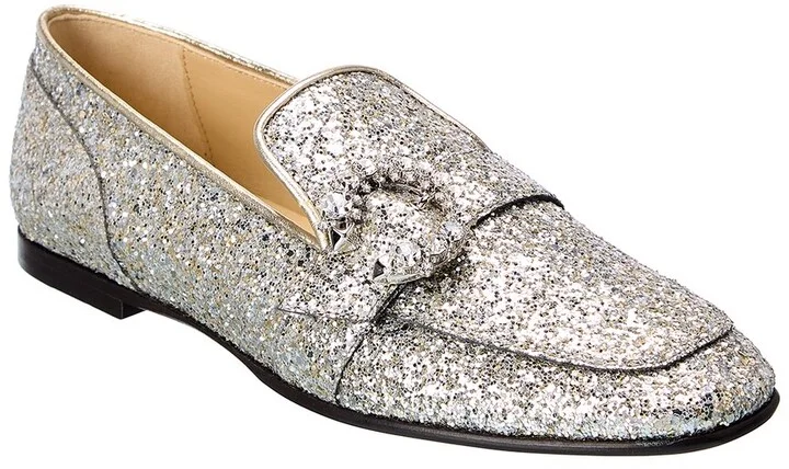 Jimmy Choo Mani Glitter Loafer